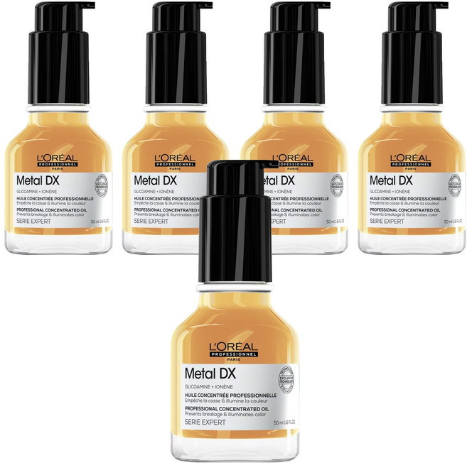 L'OREAL PROFESSIONNEL 巴黎萊雅PRO 絲漾博吸金喚彩髮油, 50ml, 5罐