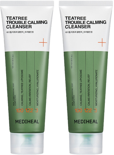 메디힐 티트리 트러블진정 클렌징폼, 120ml, 2개