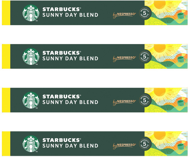 스타벅스 써니데이 블렌드 by 네스프레소 캡슐커피, 5.6g, 10개입, 4개
