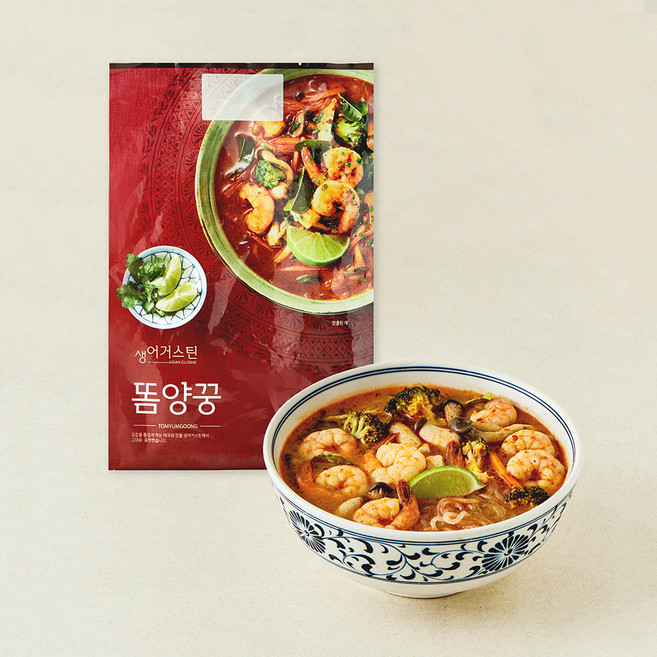 생어거스틴 똠양꿍 밀키트, 415g, 1개