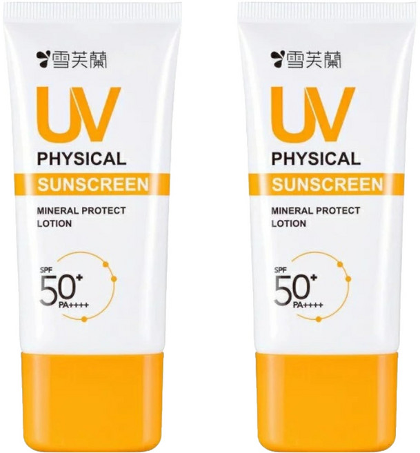 雪芙蘭 純物理溫和防曬乳 SPF50+ PA++++, 50g, 2盒