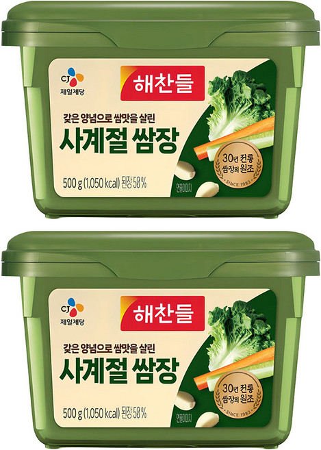 사계절 쌈장, 500g, 2개
