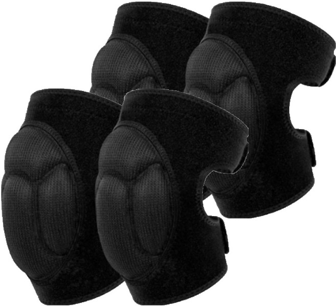 인피샵 고밀도 쿠션 무릎 보호대 2p, 블랙, 2개
