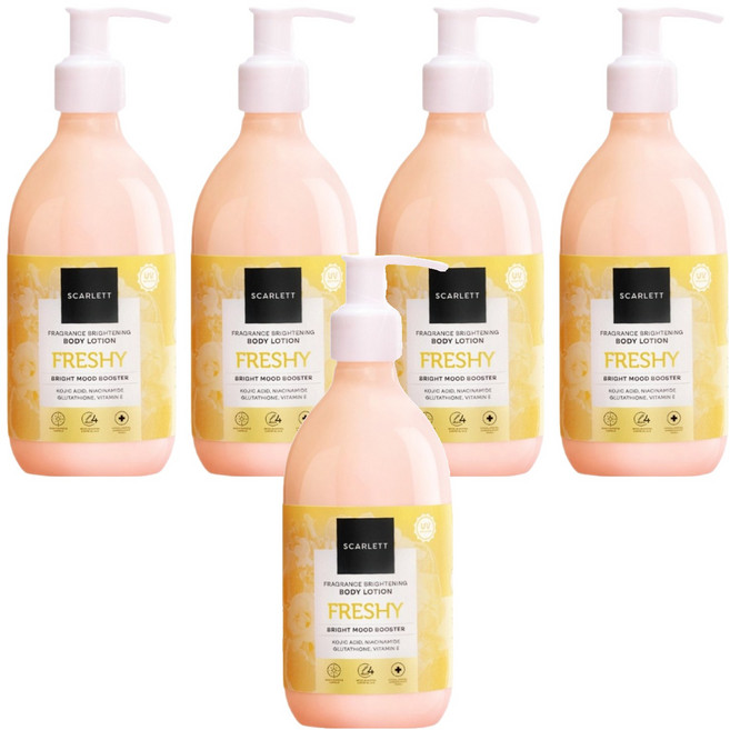 SCARLETT 美體 潤膚乳液 04清新, 300ml, 5瓶