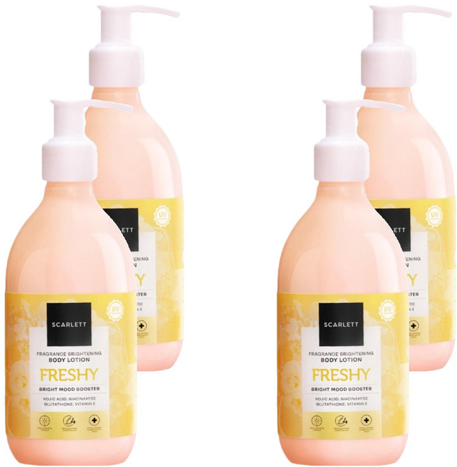 SCARLETT 美體 潤膚乳液 04清新, 300ml, 4瓶