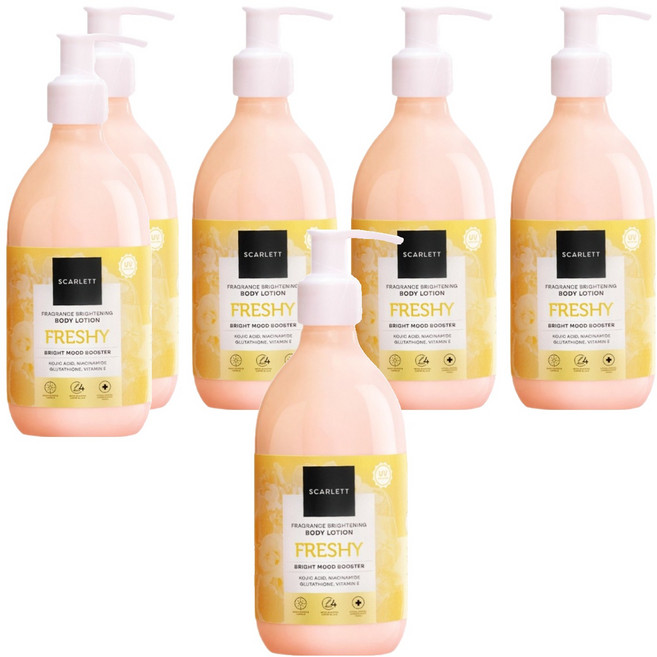 SCARLETT 美體 潤膚乳液 04清新, 300ml, 6瓶