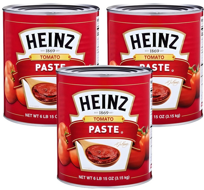 하인즈 토마토 페이스트, 3.15kg, 3개