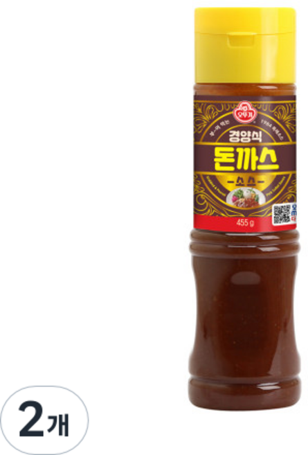 오뚜기 경양식 돈까스소스, 455g, 2개