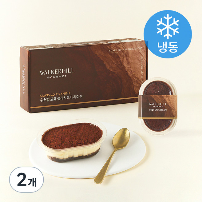 신세계푸드 워커힐 고메 클라시코 티라미수 3개입 (냉동), 360g, 2개