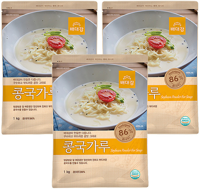 배대감 콩국가루, 1kg, 3개