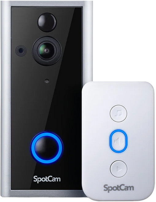 SpotCam 超廣角180度智慧門鈴攝影機, 1個, Ring 2
