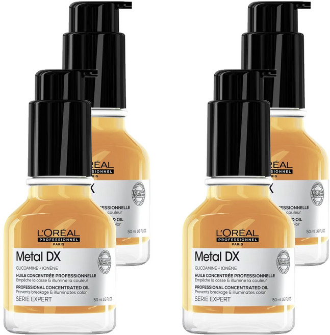 L'OREAL PROFESSIONNEL 巴黎萊雅PRO 絲漾博吸金喚彩髮油, 50ml, 4罐