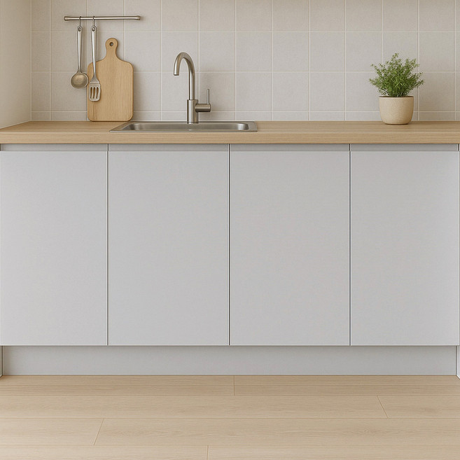 데코리아 현대인테리어필름 에어프리 생활방수 접착식 단색컬러시트지필름, SL599라이트그레이, 폭 1230mm x 길이 5m