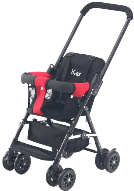 Kooma 輕巧型推車 輕鬆開合、出行方便, 魅力紅