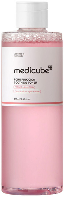 medicube PDRN 粉紅積雪草舒緩化妝水, 1個, 250ml
