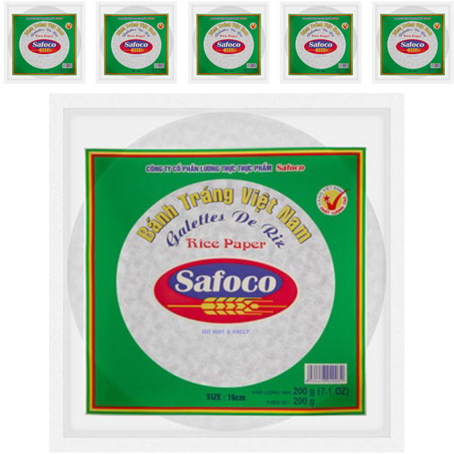 Safoco 越南春捲皮 16cm, 6個, 200g