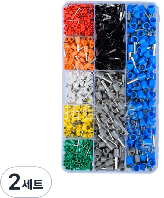 STARRY 端子 紅色 120p + 綠色 80p + 6種 x 100p 組合, 2套