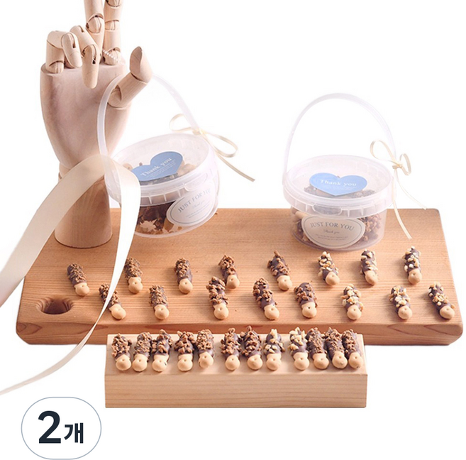 디유 막대과자 초콜릿 만들기 구디 투 기프트 A076 선물 세트, 2개, 막대과자 만들기 7종