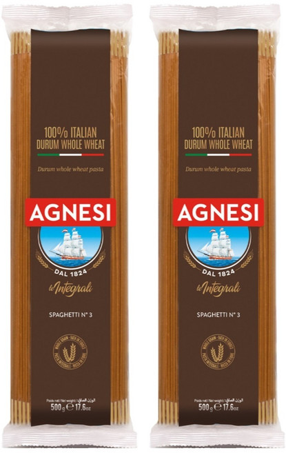 아그네시 통밀 스파게티 N.3, 500g, 2개