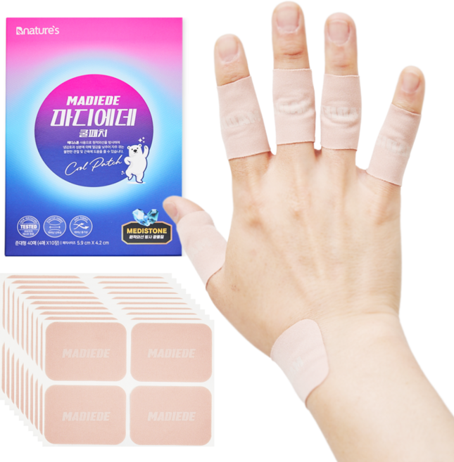 비네이쳐스 마디에데 관절 쿨패치, 1개, 40매입