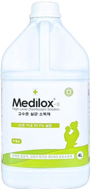 메디록스 B 가정용 고수준 살균 소독 탈취제 리필, 4L, 1개