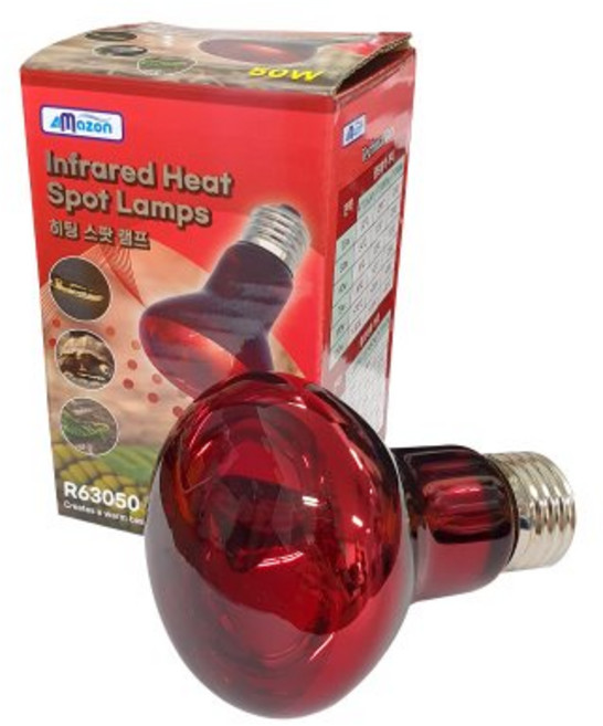 아마존 히팅 스팟 램프 50W R63050, 혼합색상, 1개