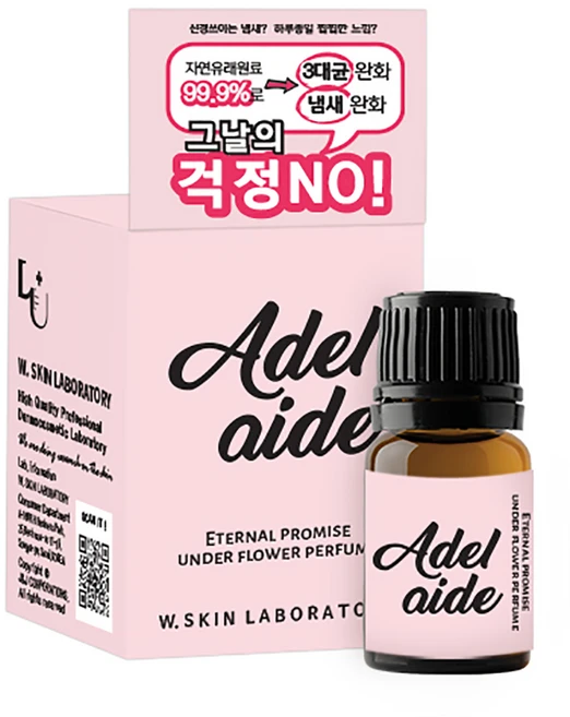 더블유피부연구소 언더플라워퍼퓸 아델레이드 여성청결제, 5ml, 1개 - 쿠팡