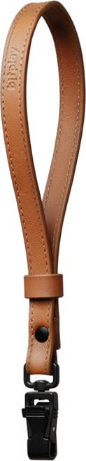 bitplay Leather Wrist Strap 12mm 皮革手腕繩(含掛繩通用墊片), 1個, 焦糖棕