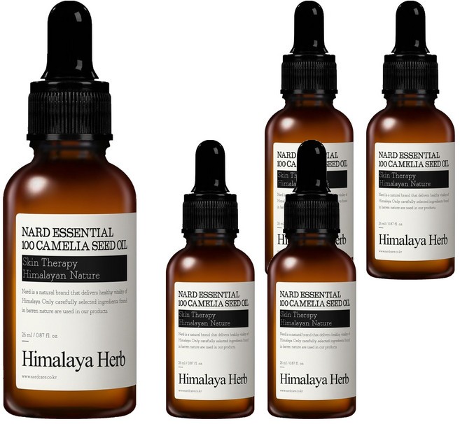 부케가르니나드 에센셜 100 발효 동백 오일, 5개, 26ml