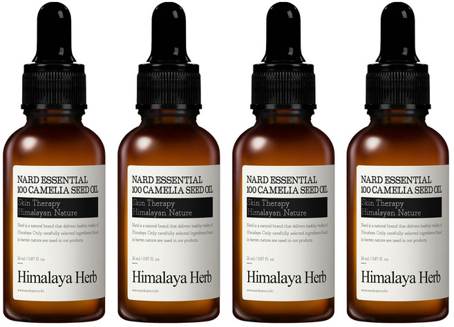 부케가르니나드 에센셜 100 발효 동백 오일, 4개, 26ml