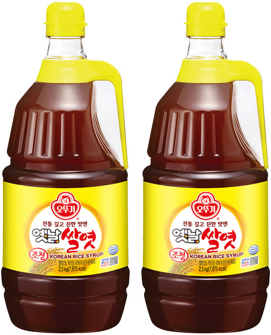 오뚜기 옛날 조청 쌀엿, 2.5kg, 2개