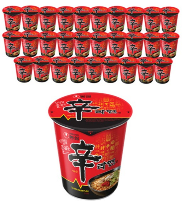 농심 신라면 컵 65g, 30개
