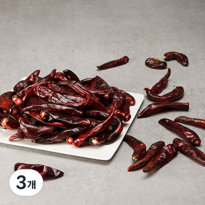 태양빛 건고추, 300g, 3개