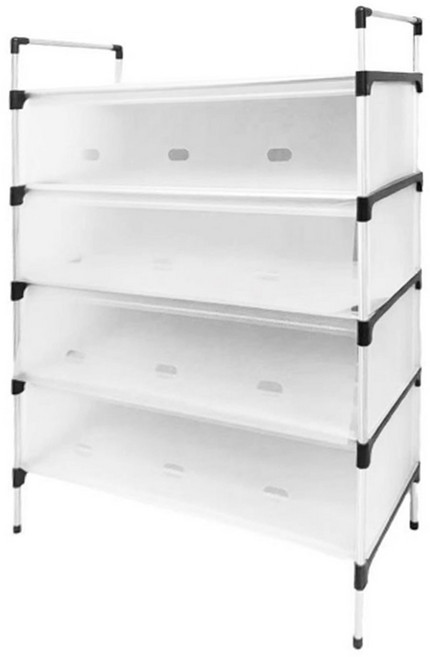 德利生活 日系多層防塵鞋架, 5層