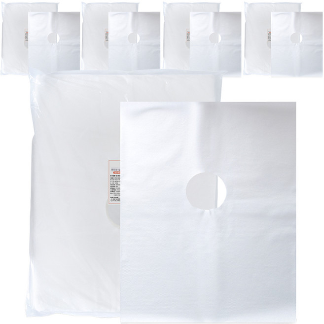 편리안 일회용 안면 베개커버 위생시트 36x45cm 100p, 5개