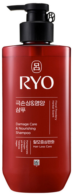 려 함빛 극손상 앤 영양 탈모증상완화 샴푸 플로럴 파우더리향, 480ml, 1개