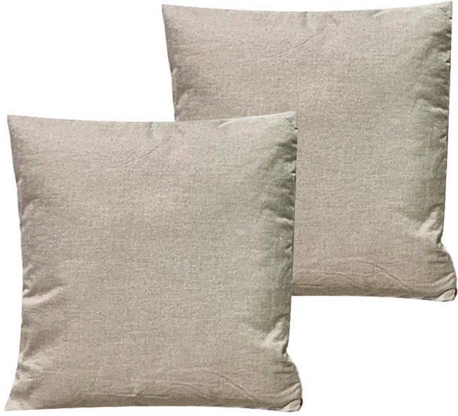 HONG JIN 宏晉 北歐風素色抱枕 2個, 蛋殼