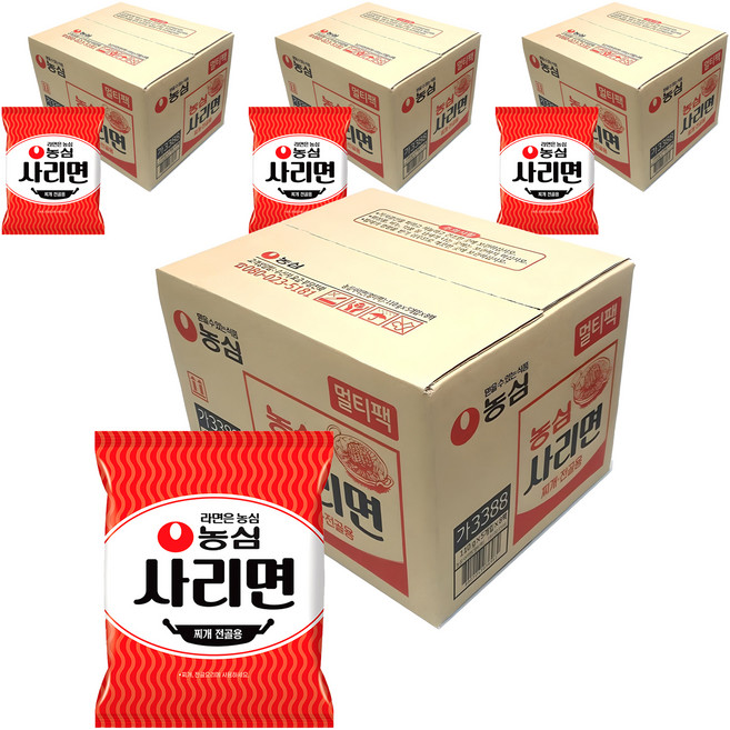 농심 사리면 110g, 160개