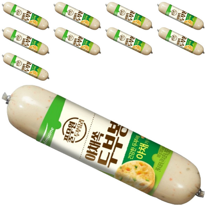 풀무원 야채쏙 두부봉, 10개, 180g