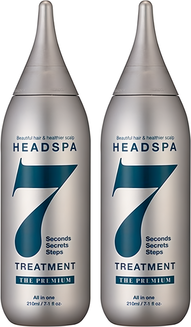 HEADSPA7 頭皮豐盈7秒護髮素升級版, 210ml, 2瓶