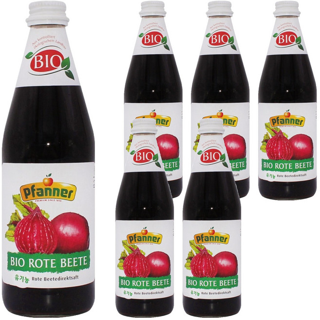 Pfanner 甜菜根汁, 500毫升, 6個