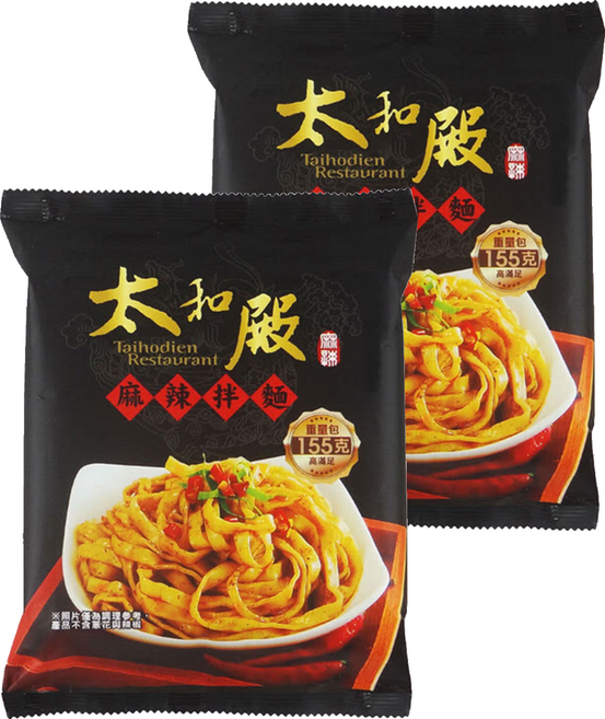 太和殿 麻辣拌麵 155g, 2包