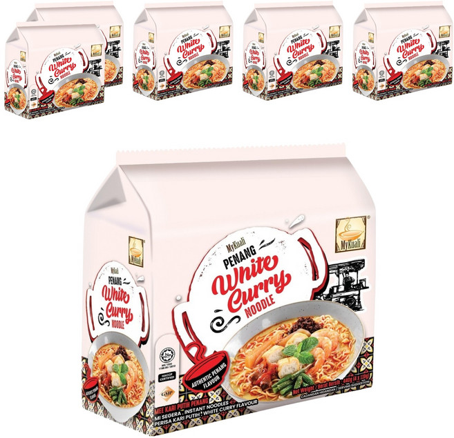 MyKuali 檳城 白咖哩風味麵 110g, 24包