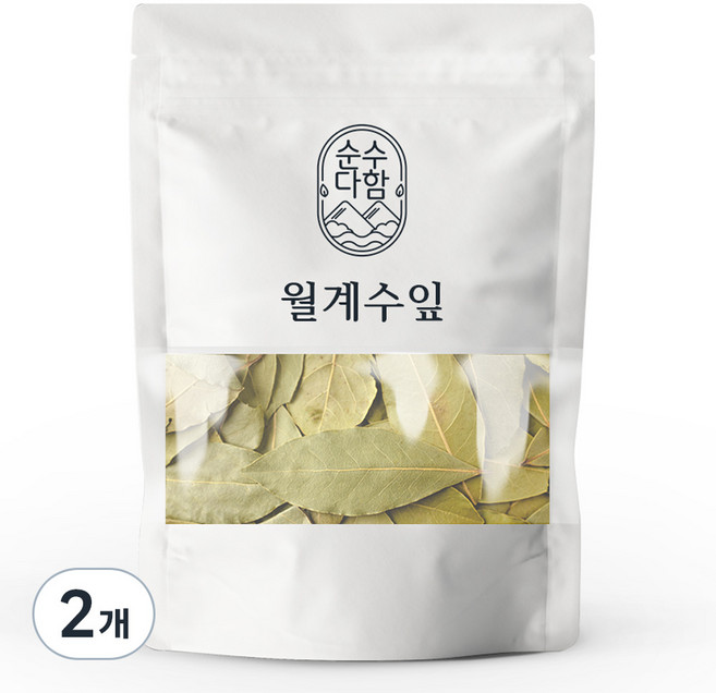 순수다함 월계수잎 한차재료, 100g, 2개