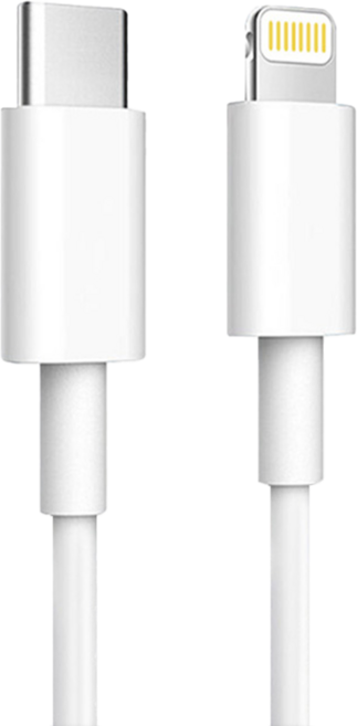 Neon 台灣霓虹 Type-C公轉Lightning公 PD快充線 20W, 1個, 1m, 白色