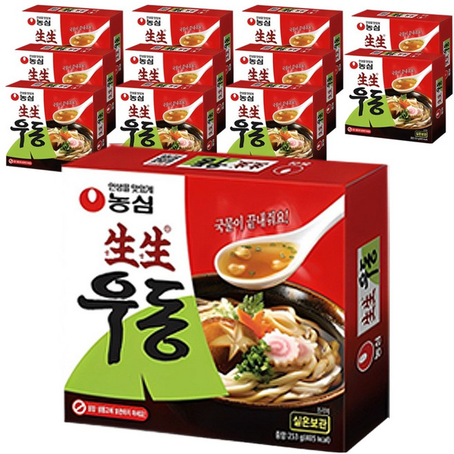 NONGSHIM 農心 生生烏龍湯麵, 253g, 12包