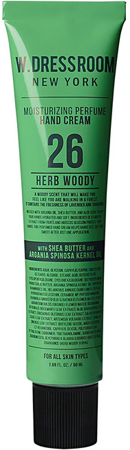 W.DRESSROOM 多麗絲 潤澤香水護手霜 No.26 質樸木香, 50ml, 1條