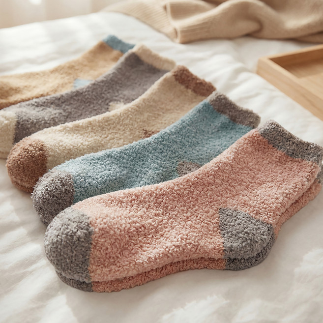 얼리포츠 여성용 수면 양말 5켤레 세트