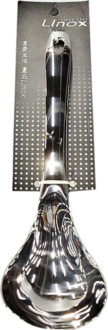 LINOX 廚之坊 316深型大菜匙 SUS #316不鏽鋼, 銀色, 1支