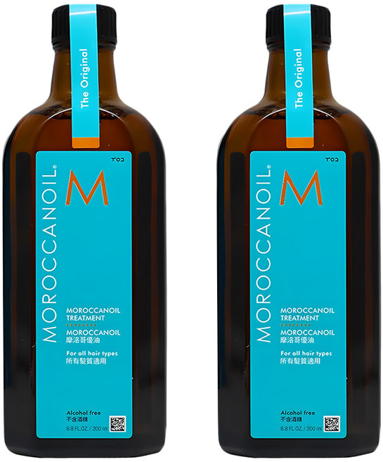 MOROCCANOIL 摩洛哥優油 護髮油, 200ml, 2瓶